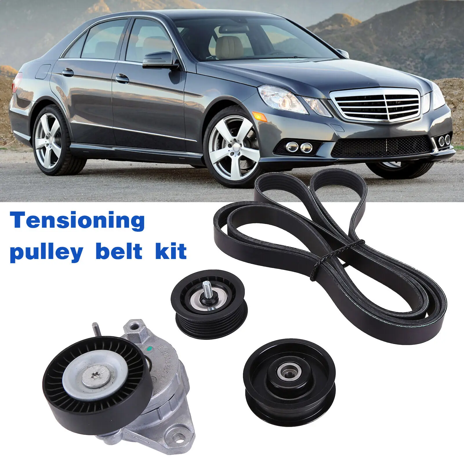 2722021419 2722000270 2722021019 شداد حزام القيادة وبكرة المهمل مجموعة حزام اعوج لمرسيدس بنز 2006-2011