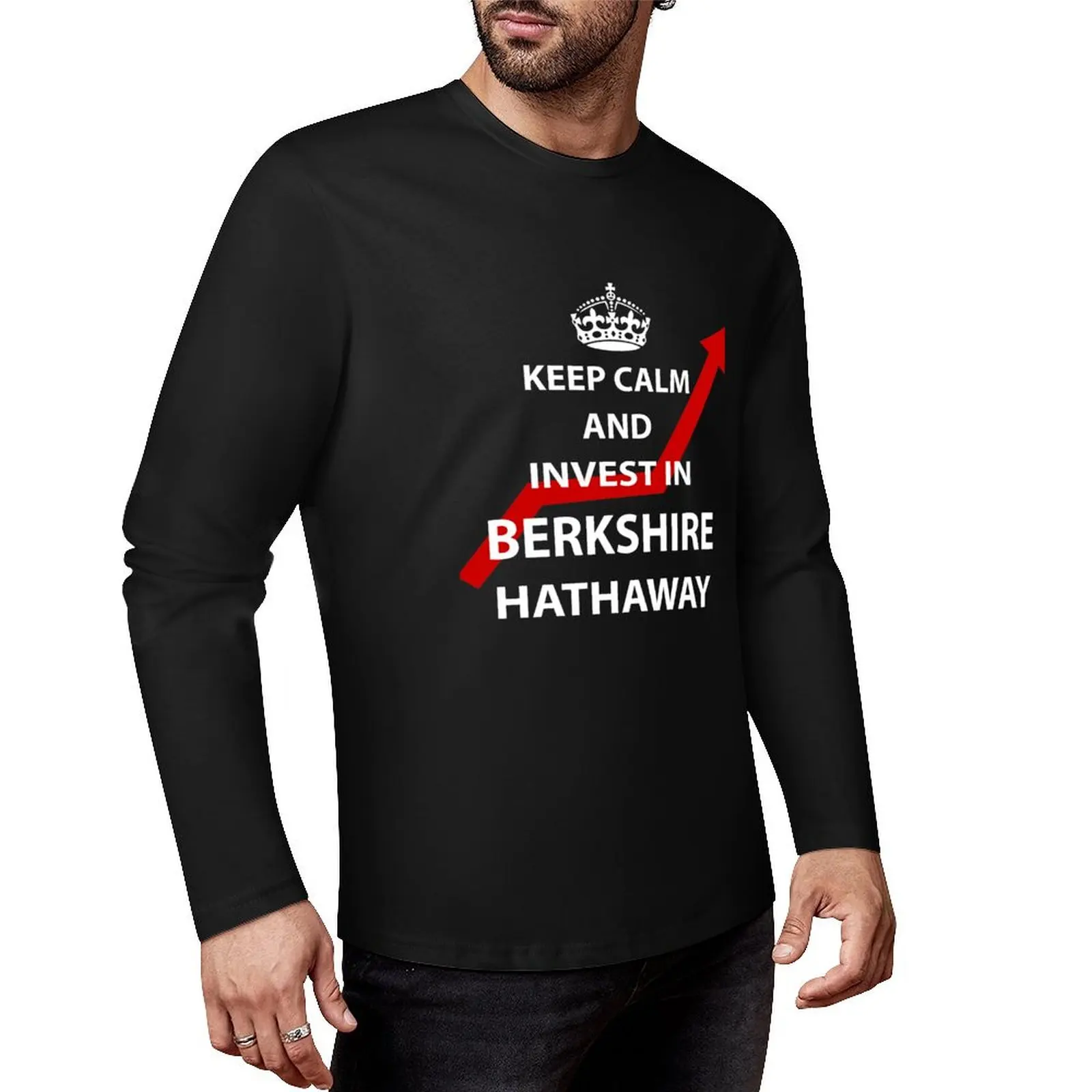 

Keep Calm and Invest in Berkshire Hathaway Long T-Shirt quick-drying t-shirt plain t-shirt anime funny t shirts for men