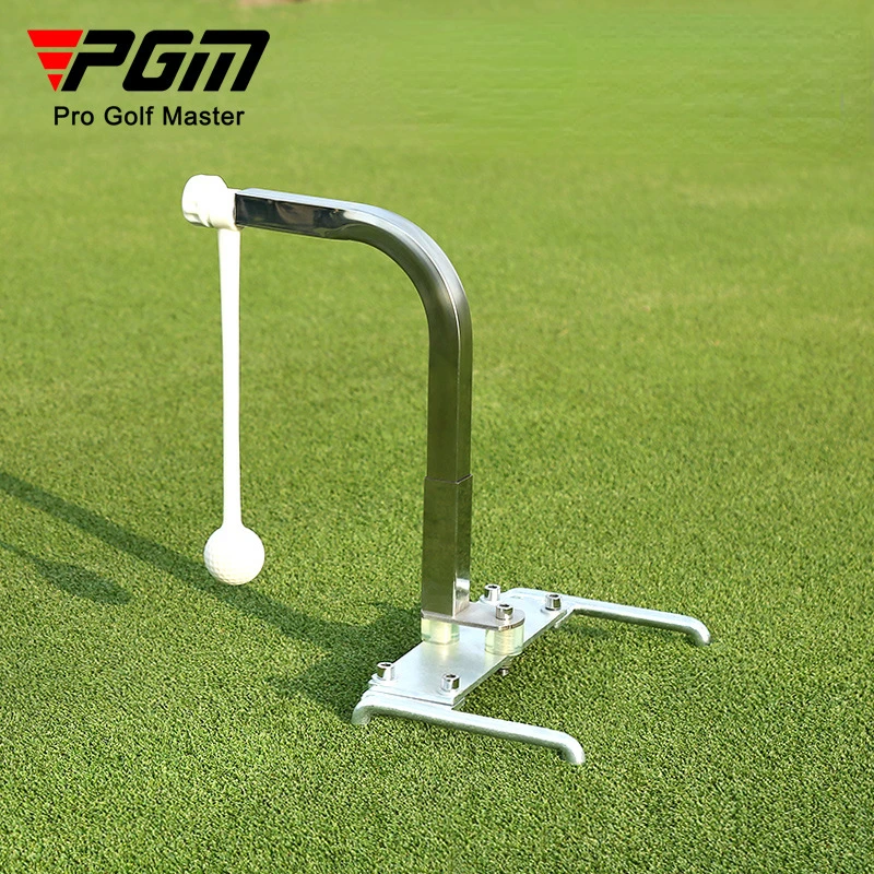 PGM Portable Golf Swing Trainer Inserted Ground Adjustable Height 360 Rotation Golf Practice Beginners Training Aids HL008