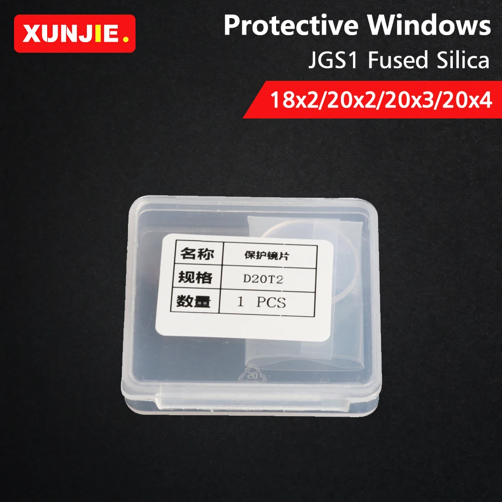 Imagem -03 - Fibra Mão Laser Soldagem Janelas de Proteção 18*2 20*3 20*4 mm 1064nm para Wsx Qilin Hanwei Sup Máquina de Solda Cabeça 20 Pcs