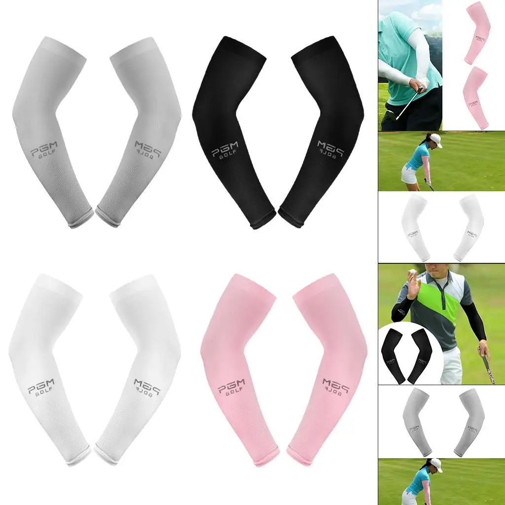 غطاء حماية مضاد للشمس للمشي لمسافات طويلة وأكمام ذراع رياضية لدراجة الجولف