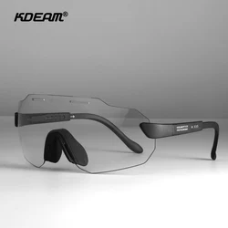 KDEAM High-End Cycling Glasses Ultra Light TR90 Material Photochromic / Polarized Sunglasses Men Adjustable Temple Length