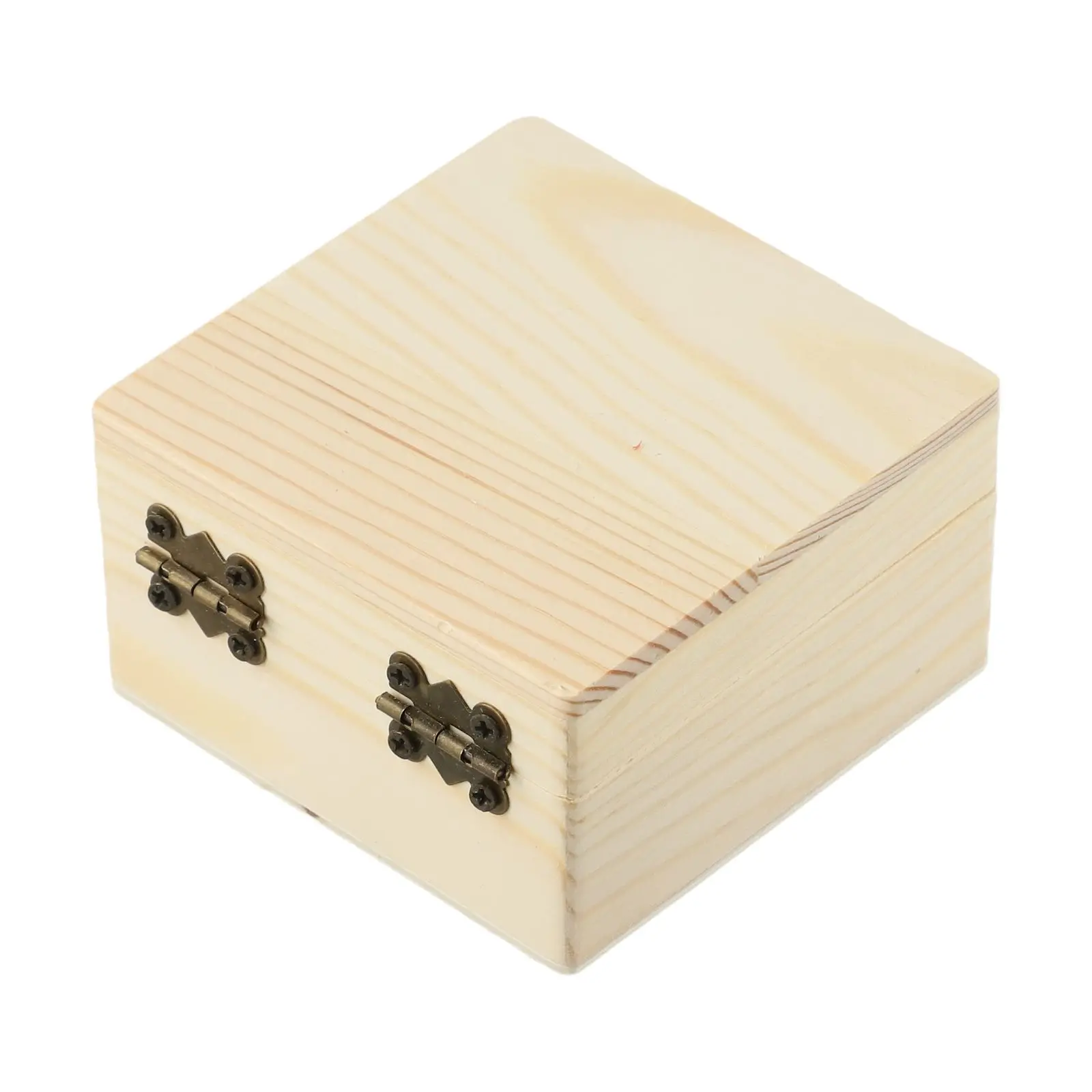 

Коробка для хранения открыток для рукоделия 8*8*4,5 см, элегантное хранилище, отделка из натурального дерева, персонализированные поделки, точное мастерство