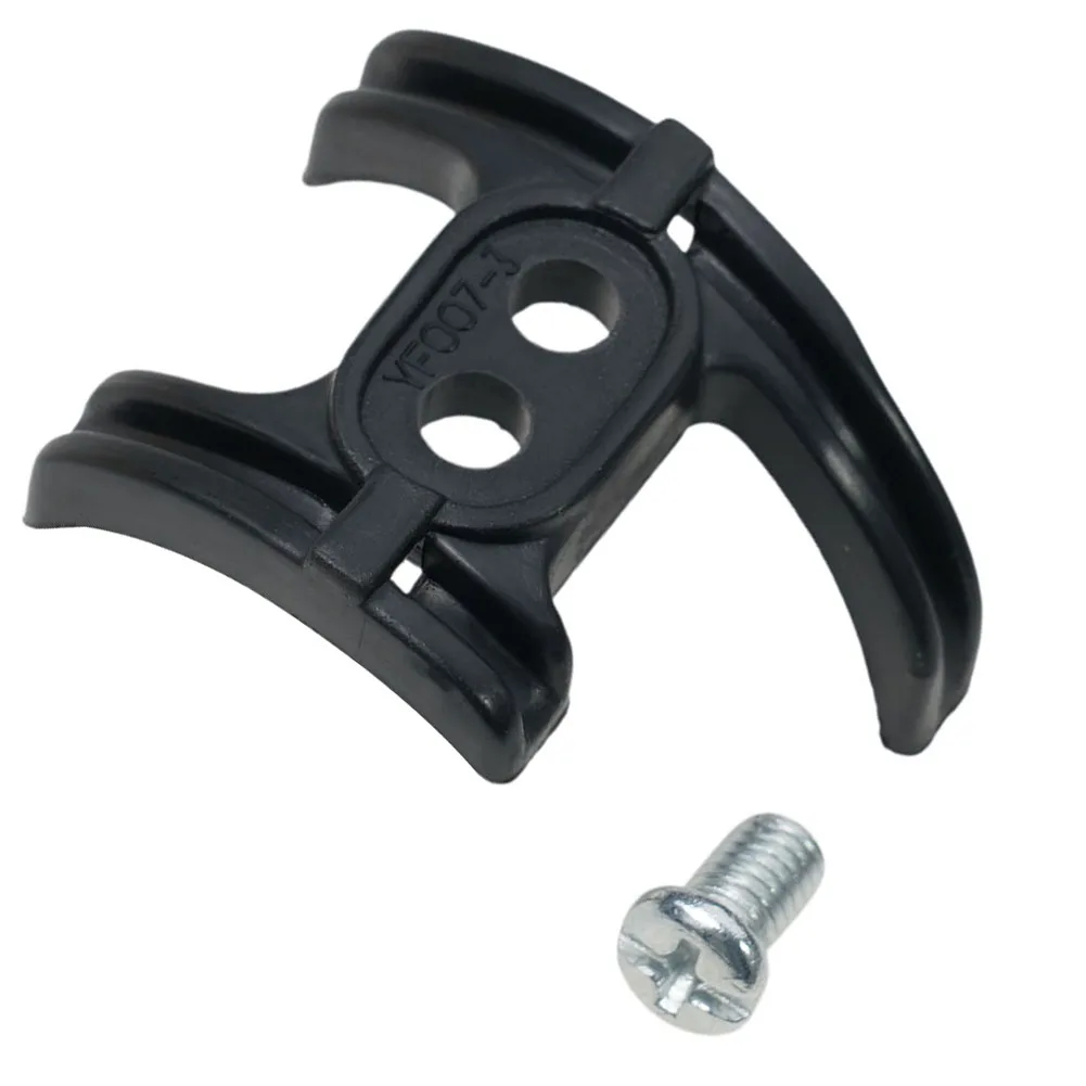 1 Stück Fahrrad-Schaltzugführung für unter dem Tretlager mit Befestigungsschraube, Kunststoff-Metall-Verschleißschutzteil für Radfahren – Detail 6