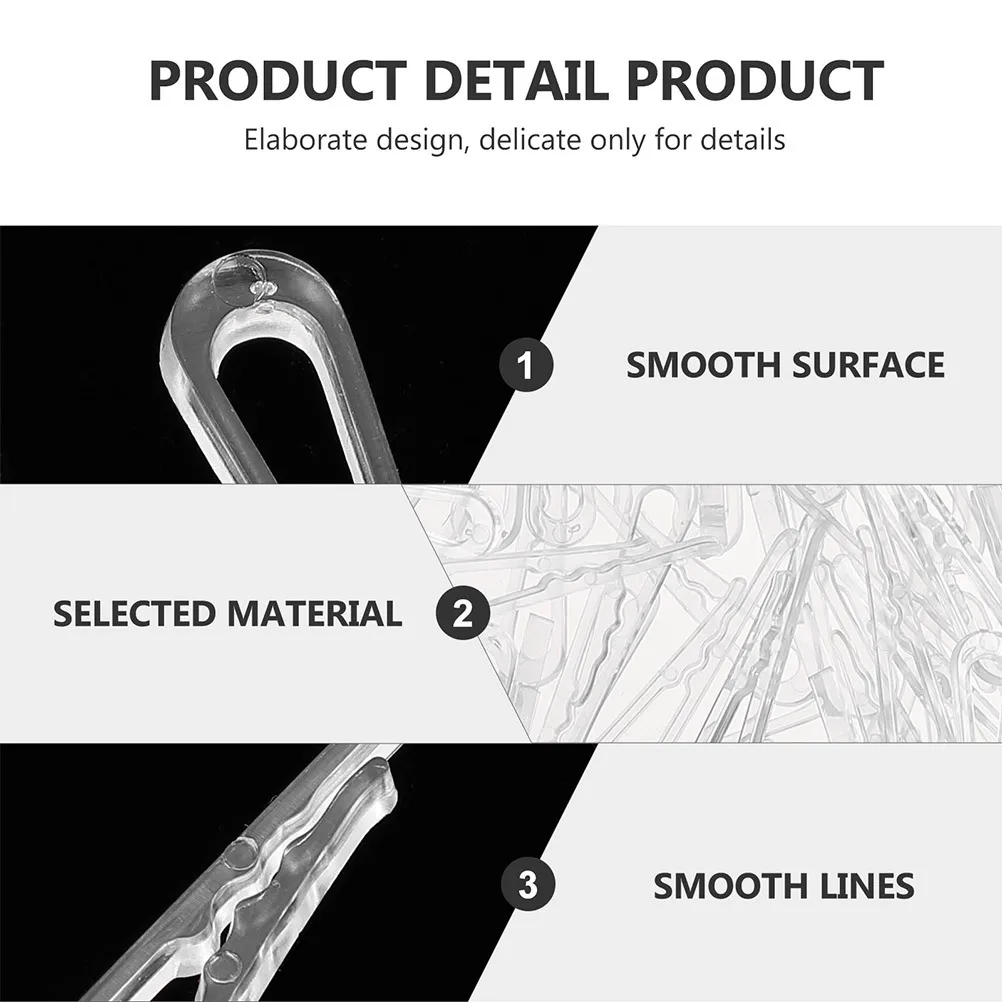 

200pcs Shirt Clamps Clip For Apron Clothes Fixing Clips Garment Clips Ties Garment Clamps Clothes Fixing Clip