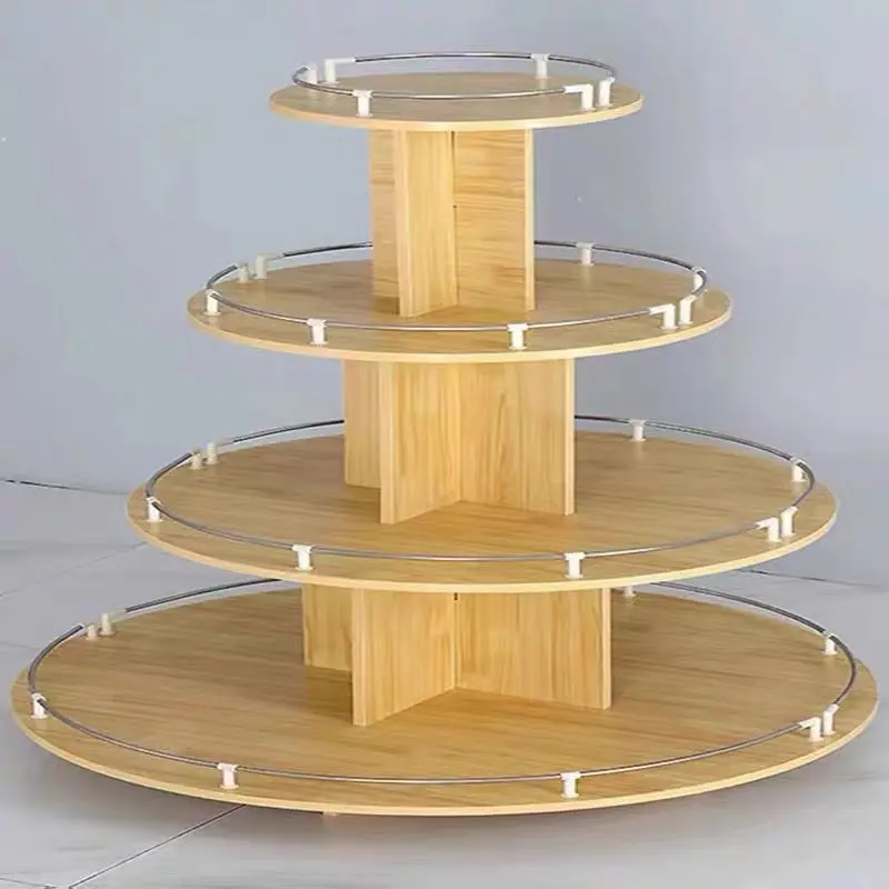 Nakajima Display Supermarket Container Shelf Wooden Display Stand Display Cabinet Stack Head Cosmetics Maternal