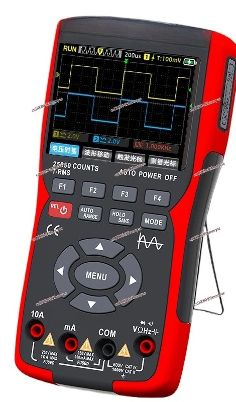 

ZT-703S Handheld Dual-channel Oscilloscope Multimeter Three-in-one High-precision Portable Oscilloscope Multimeter