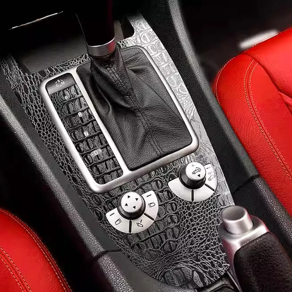 

Для Mercedes SLK 171 2004-2010 внутренняя центральная панель управления дверная ручка наклейки из углеродного волокна наклейки аксессуары для стайлинга автомобилей