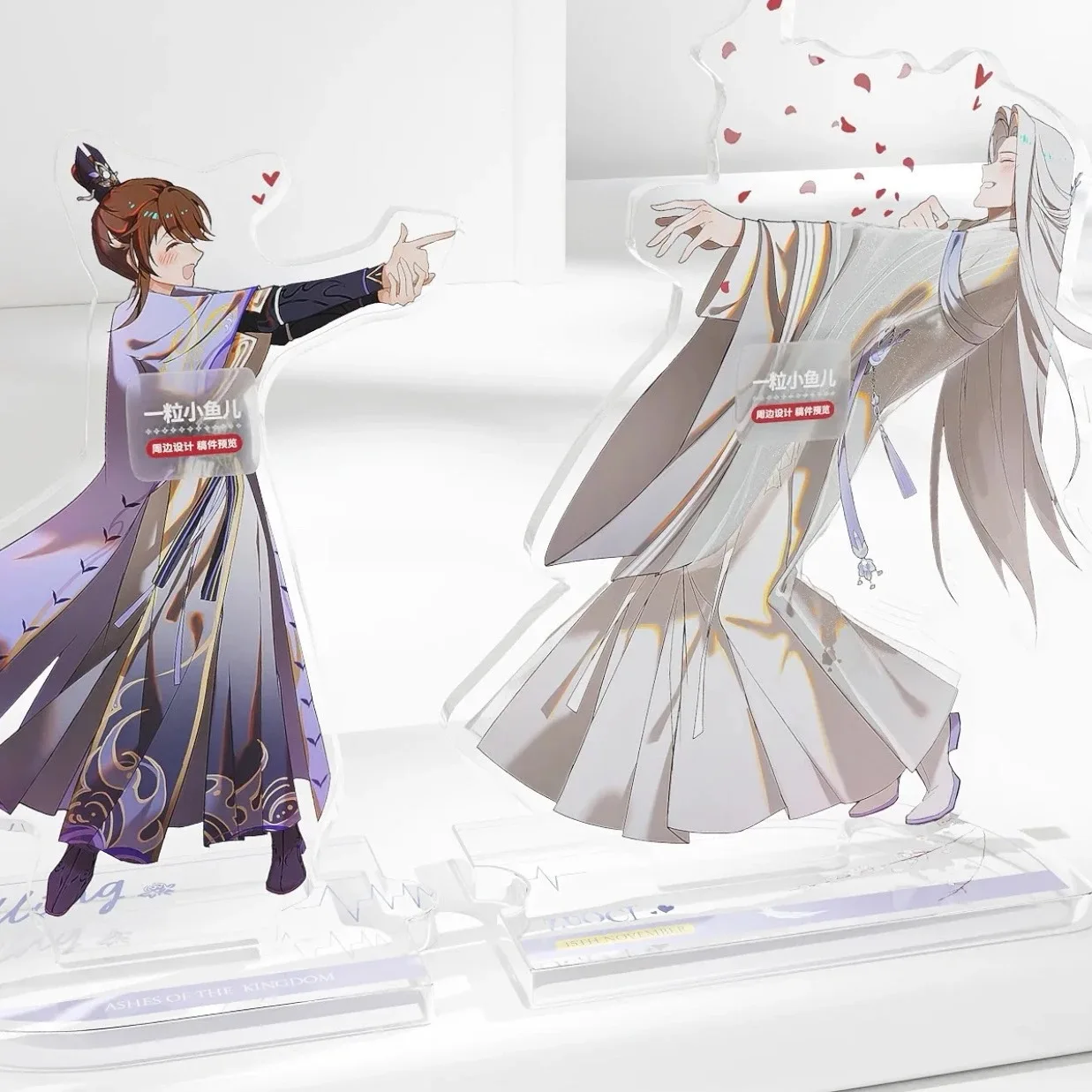 اسم الرمز: مجموعة جديدة من الأكريليك المحيطي لعبة يوان، أكثر جميلة من زخرفة سطح المكتب على شكل قلب، علامة تجارية واقفة