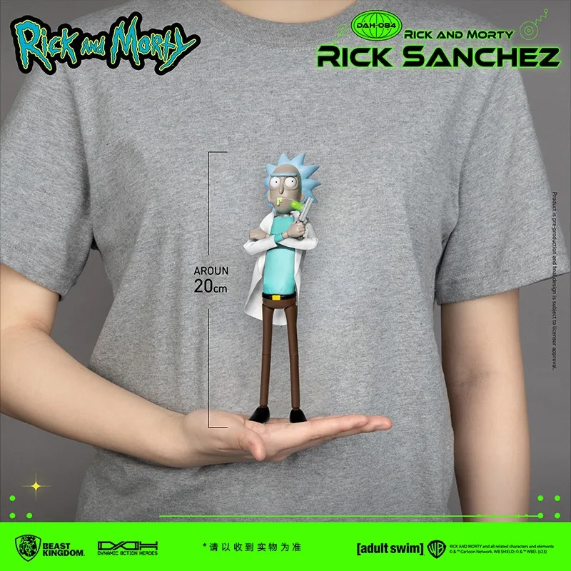 Beast Kingdom Rick and Morty Poseable Action Figure Collectible Grade Figure Gift.