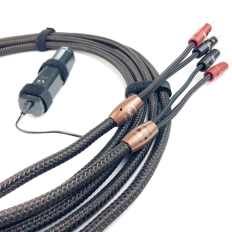 Go-4 Star-Quad Series Hi-Fi Audio Speaker Cable with Upgrade Version 72V Battery for Amplifier DVD/CD Player System