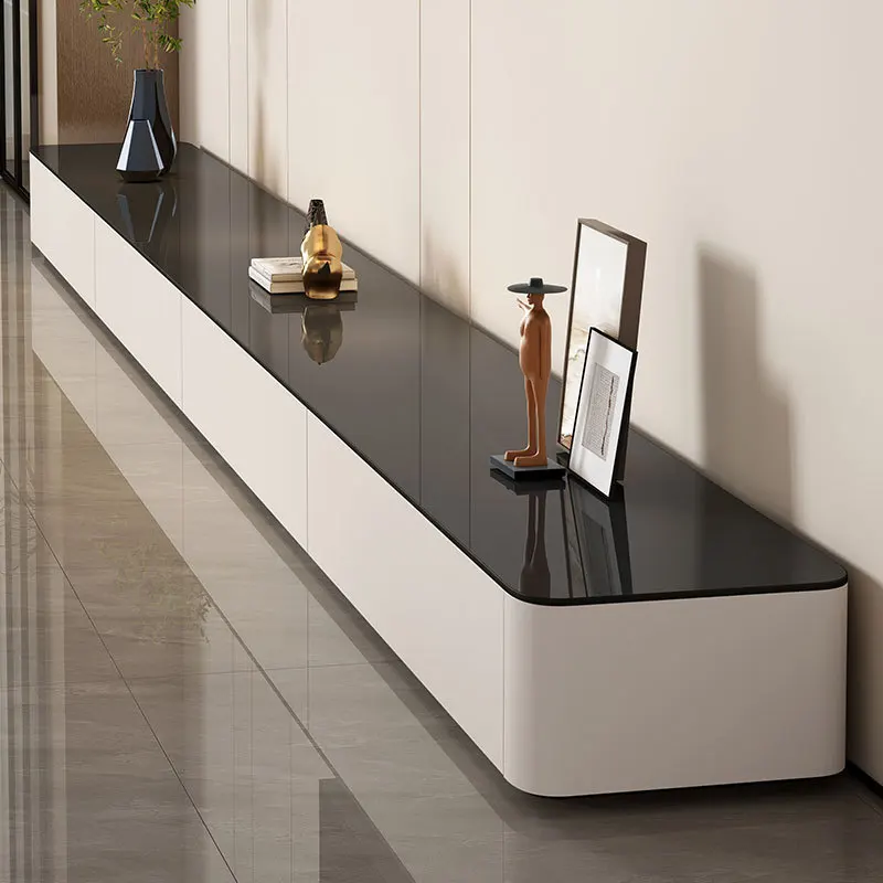 Floor TV Cabinet Living Room Household 2025 New Light Luxury TV Cabinet Coffee Table Combination Small Apartment TV Cabinet