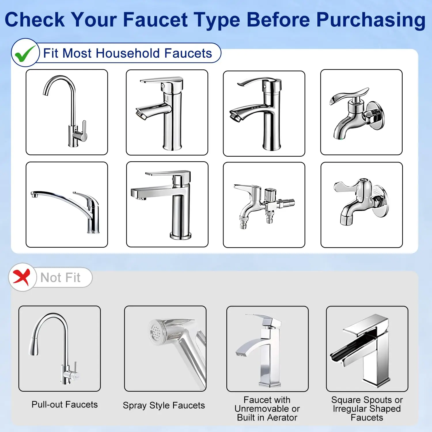 720 °   Rotation Wasserhahn Filter Universal Wasserhahn Einstellbare Dual Modus Sprayer Filter Wasser Sparende Düse Bad Wasserhahn Anschluss