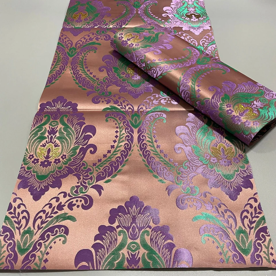 

2pcs 3D Embroidered Sego Headwrap - For Pre-Tied Turban Cap in Luxury Swiss Damask, African Gele for Wedding & Events TXH-22-13