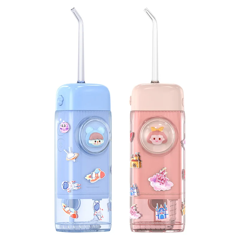 Mini Kids Electric Oral Irrigator Dental Flosser Clean Teeth Machine Oral Care Children Water Flossers Cute Portable