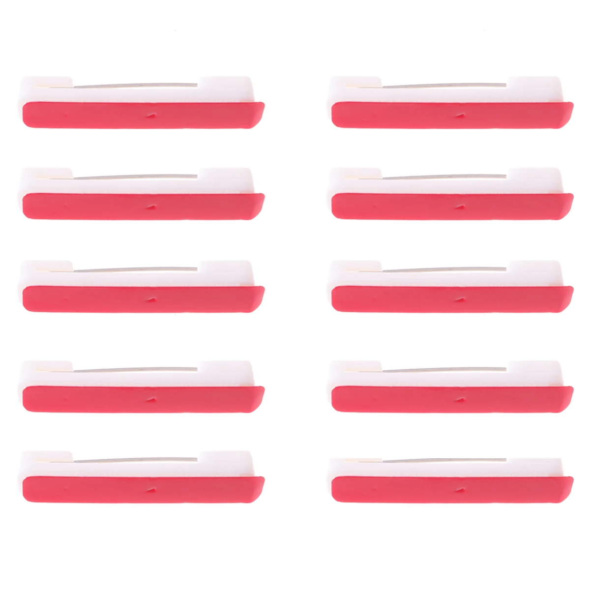 100 Pcs Pins Craft Buckle Safety Pins Name Tags Safety Bar Ribbon Mounting Buckle Pin Durable Plastic Easy Open