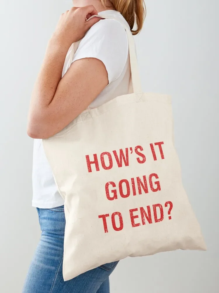 How's It Going To End? - The Truman Show Tote Bag large tote bag Canvas bag