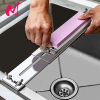 Whetstone Knife Sharpener Water Stone Plate Grinding Stone Base with Angle Guide Adjustable Whetstones Sink Bridge Holder
