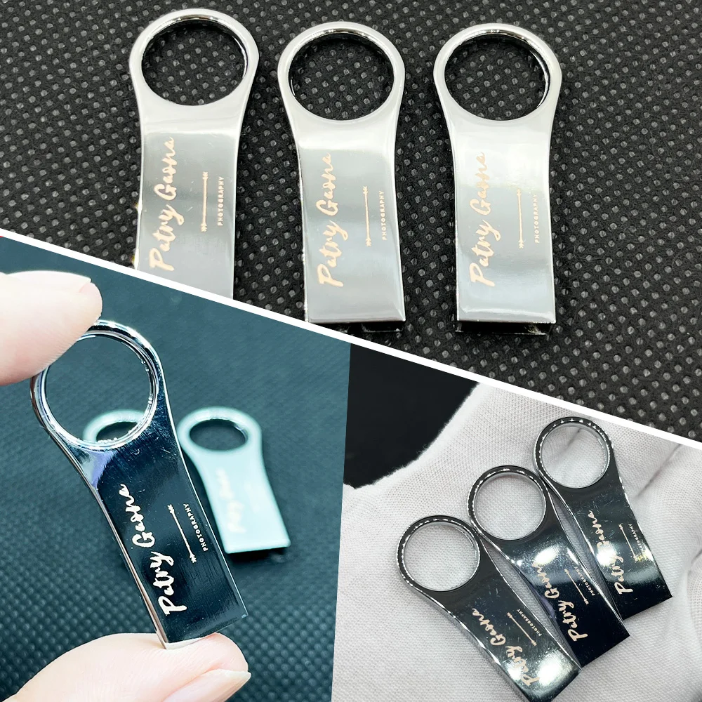 10pcs High Speed Memoria Flash Drive 3.0 Pendrive 128GB 64GB Waterproof Pen Drive 16GB 8GB Flash Usb Metal Stick Key Custom Logo