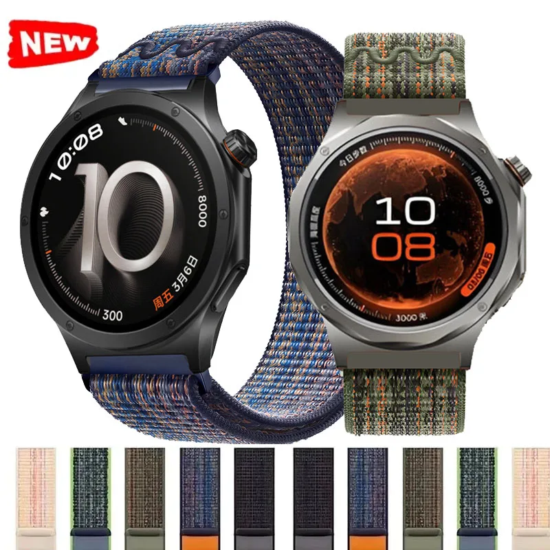 Boucle en nylon brodée de 22MM, pour montre OnePlus 4 3 2 2R, Bracelet de Sport pour montre OPPO 4Pro X X2 X3/OnePlus 46mm/Lite Correa