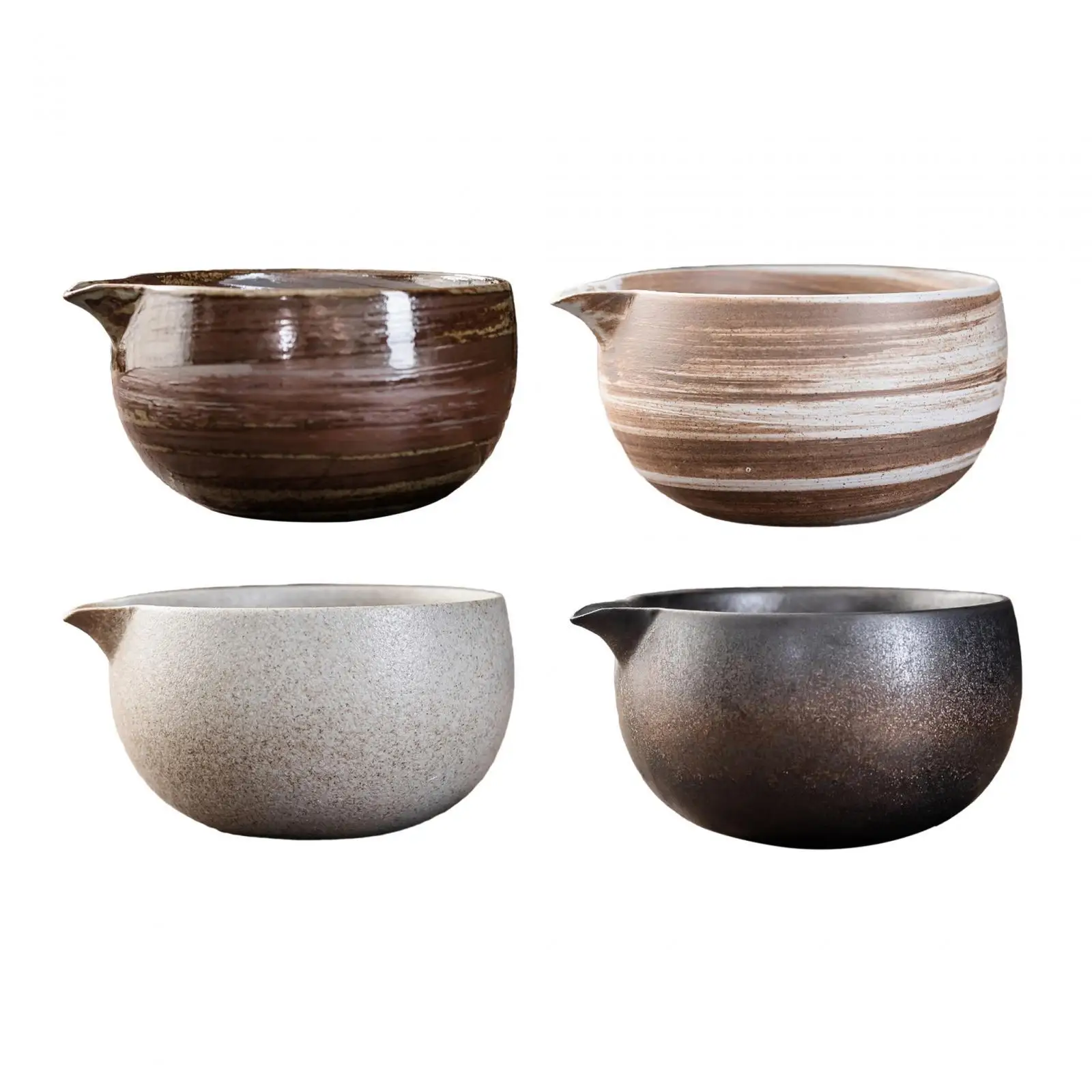 Porcelain Matcha Mixing Bowl 600ml for Japanese Tea Ceremony