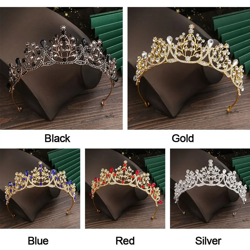 Princess Crystal Tiaras and Crowns Headband Kid Girls Bridal Prom Crown Wedding Party Accessiories Hair Jewelry