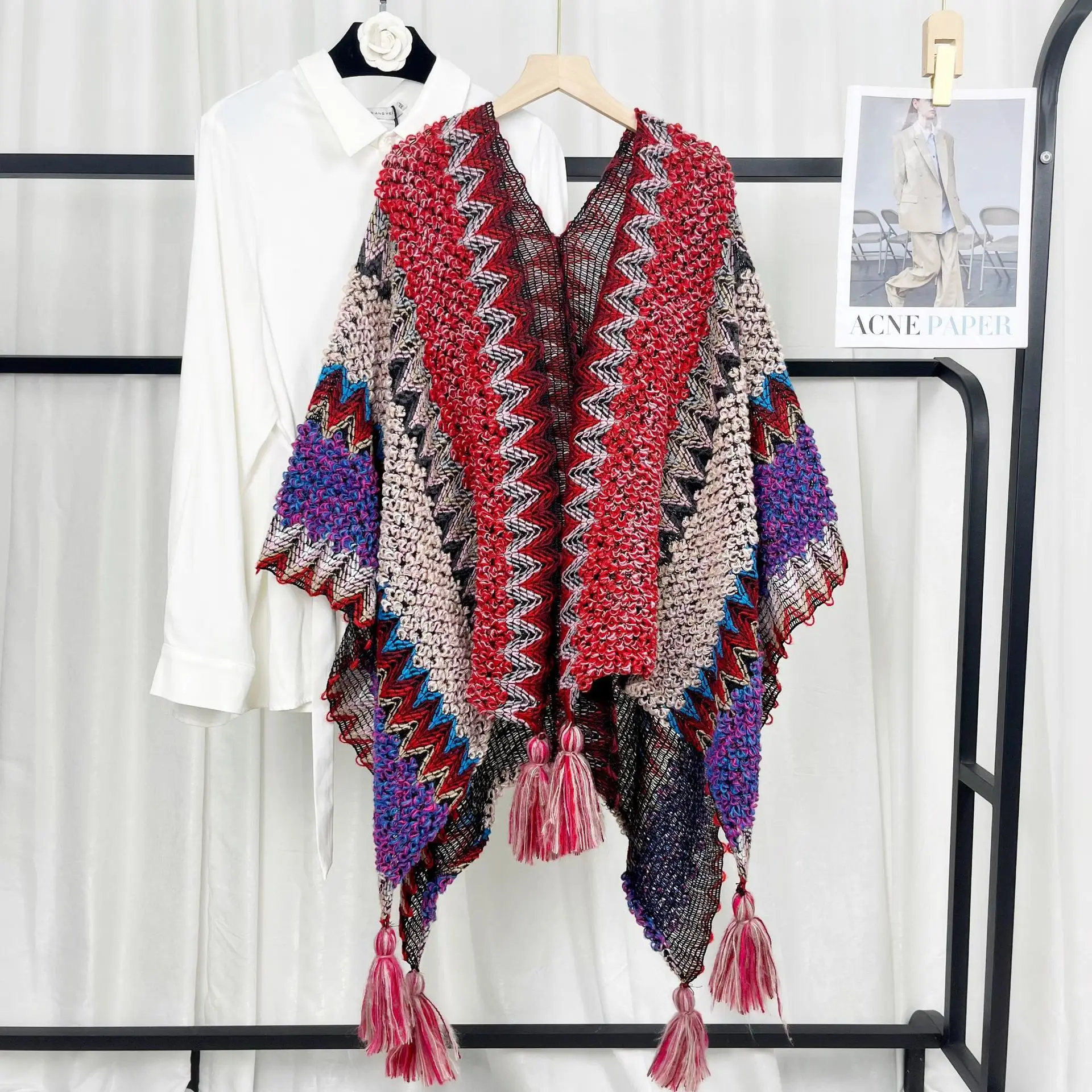 Etnik tarzda pelerin, kış seya - Go Ethnic Fashion incelemesi ve fiyatı
