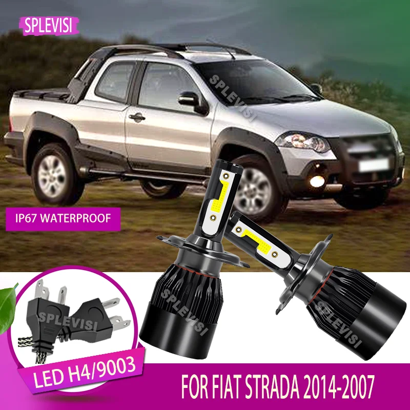 

6000K Diamond White LED Bulb, Enhanced Night Vision for Cars, SUVs, Vans For Fiat Strada 2014 2013 2012 2011 2010 2009 2008 2007