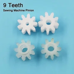 9T 1M Plastic Motor Spindle Gear 9 Teeth OD=11mm Toy Cylinder Compatible Sewing Machine Pinion Parts