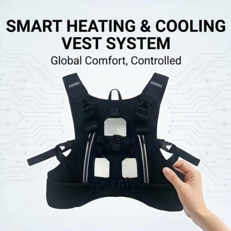 -20℃ Refrigeration Semiconductor Cooling Vest Summer Air Conditioned Clothes Outdoor Work Fishing Cycling Ice Cooling Body Vest