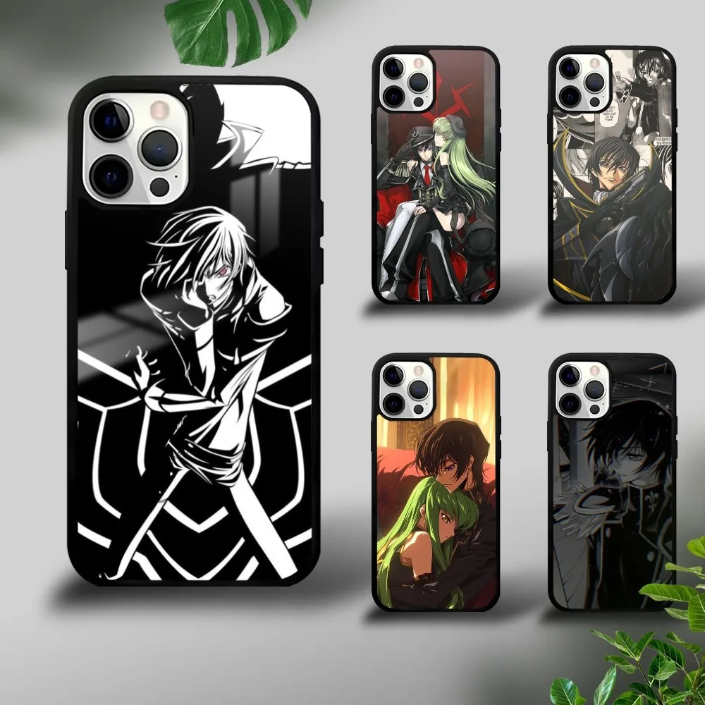 Code G-Geass Anime Phone Case For iPhone 16 15 14 13 12 11 Pro Xs Max Mini Plus Celulares Hard Funda