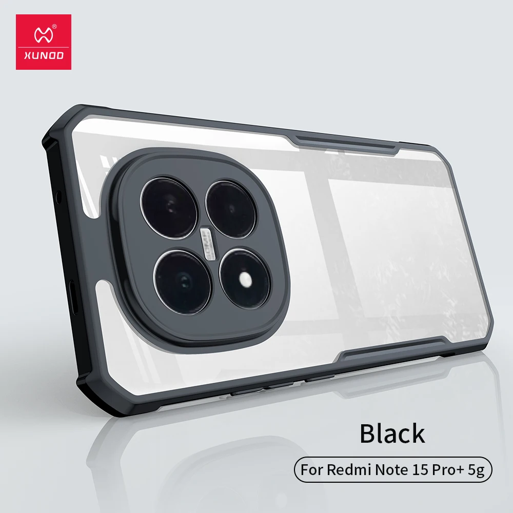 Xundd Hülle für Xiaomi Redmi Note 15 Pro Plus Hülle für Note 15 Pro/Note 15 4G 5G Airbag stoßfeste Shell Fund Back Clear Cover – Detail 3