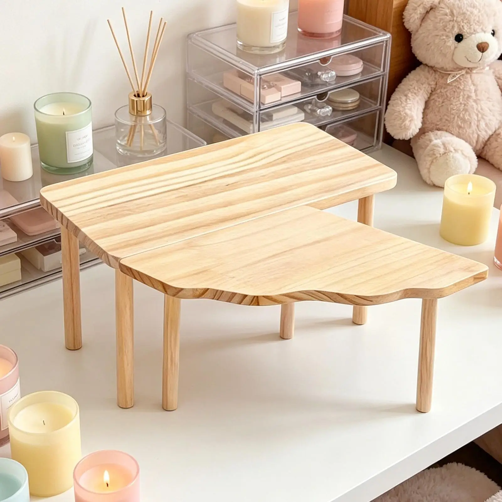 Dwarf Hamster Playground Wood Hamster Exercise Chinchilla Gym System Set For Pet Parents Animal Lovers Shops Living Room Bedroom