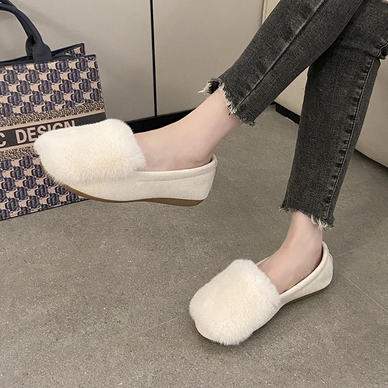 

Водонепроницаемая платформа с плоской подошвой, круглым носком, неглубоким горлышком, универсальная, удобная, противоскользящая и дышащая женская обувь