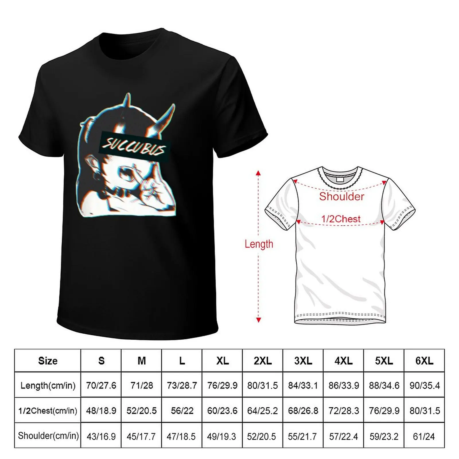 Succubus T-Shirt Plus Size Lightweight Top
