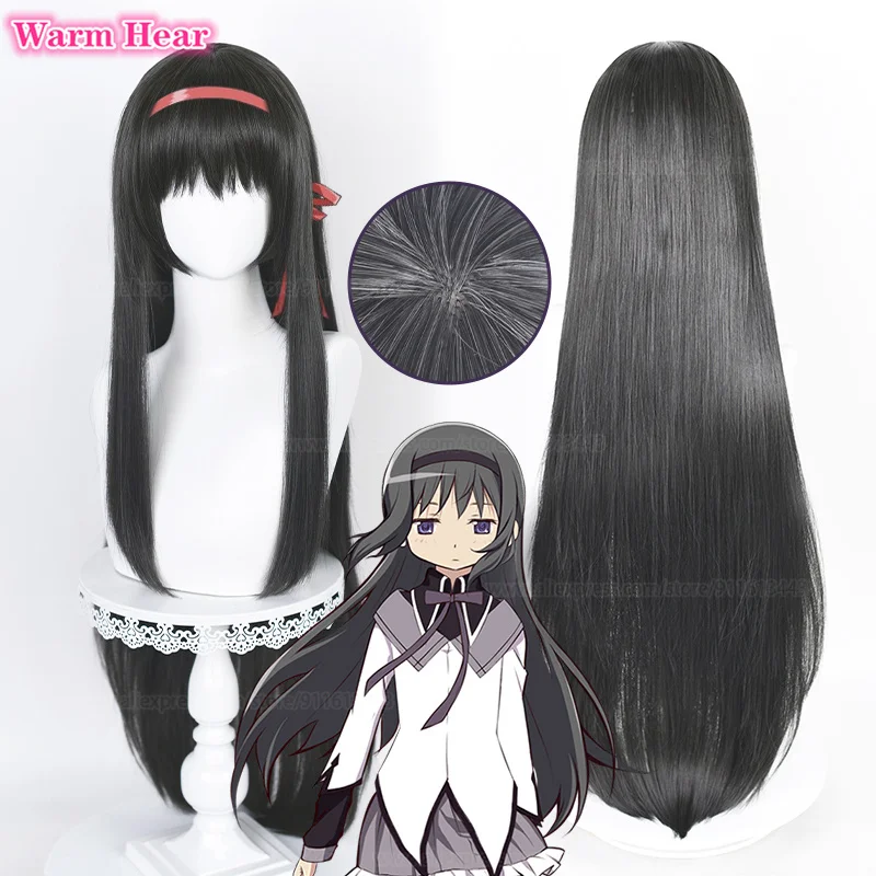 Anime sintetico Kaname Madoka Miki Sayaka Akemi Homura Sakura Kyoko Tomoe Mami parrucche Cosplay capelli resistenti al calore parrucche di Halloween