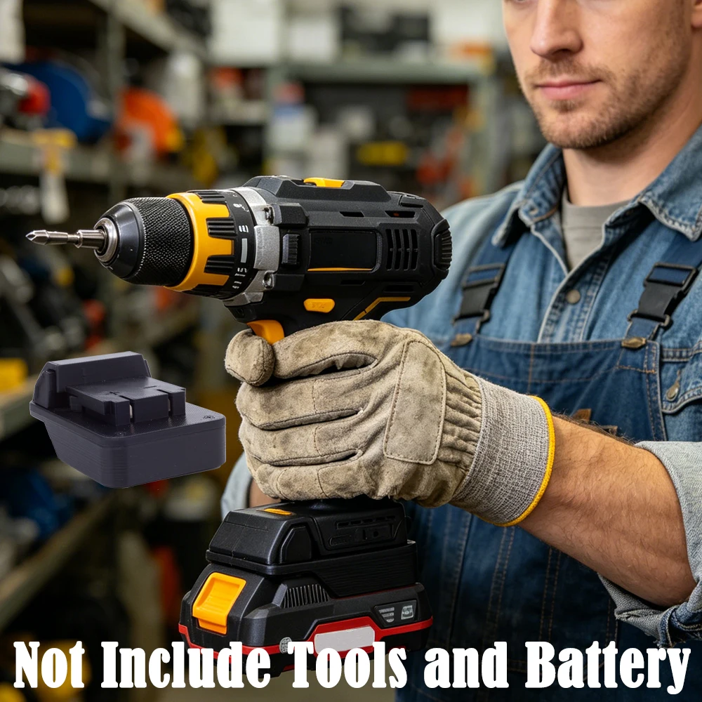 

Адаптер для 3D-печати, преобразующий литиевую батарею Lidl Parkside X20V Team в аксессуары для электроинструментов DEKO 20V (батарея не входит в комплект)