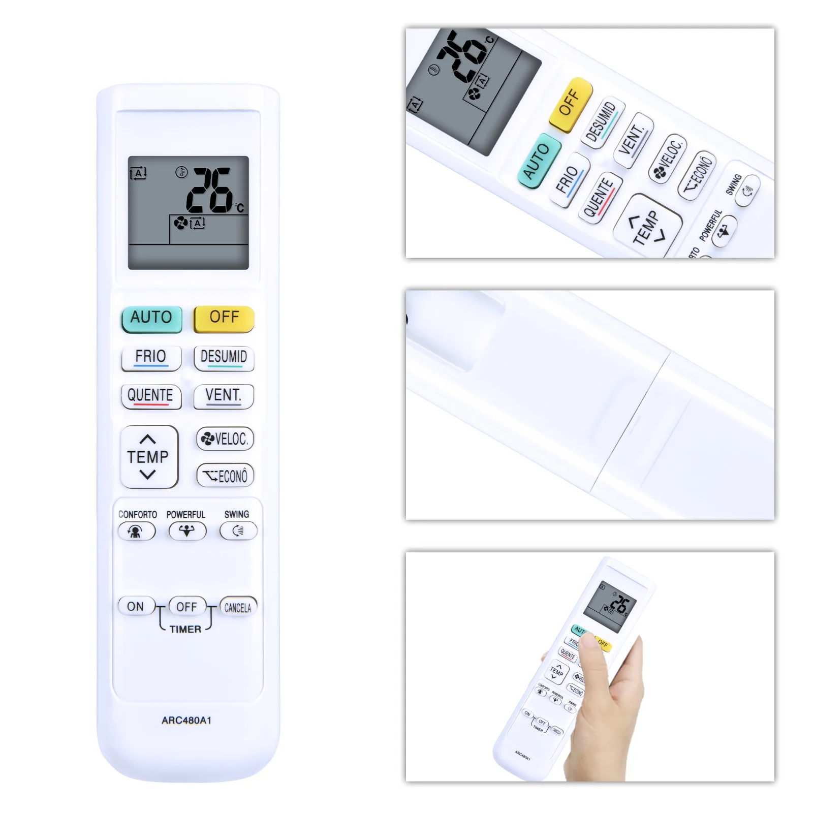 Remote Control Replace For Daikin Air Conditioner ARC480A11 ARC480A1 ARC480A13 controller