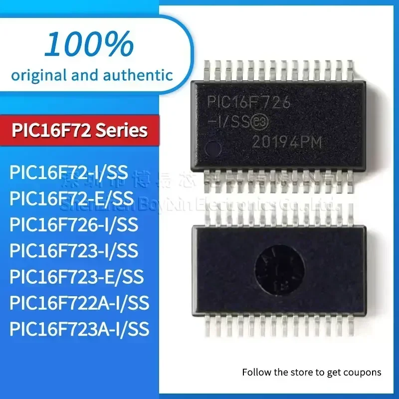 

PIC16F723 PIC16F723A PIC16F722A PIC16F726 PIC16F723 PIC16F72-I/SS PIC16F72-E/SS Black casing