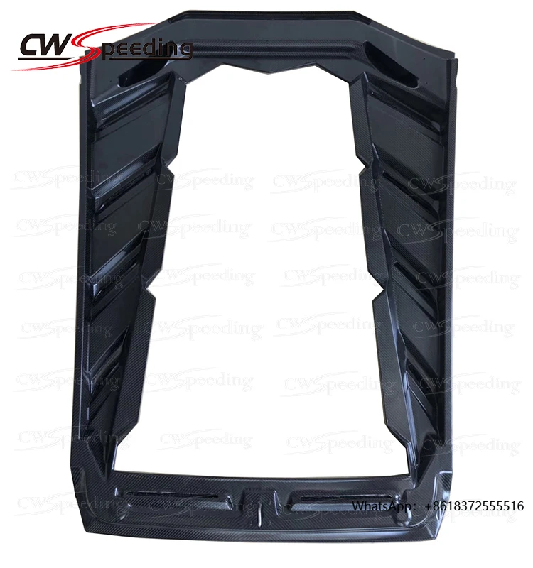 

M STYLE CARBON FIBER ENGINE HOOD BONNET for LAMBORGHINI HURACAN LP610 LP580