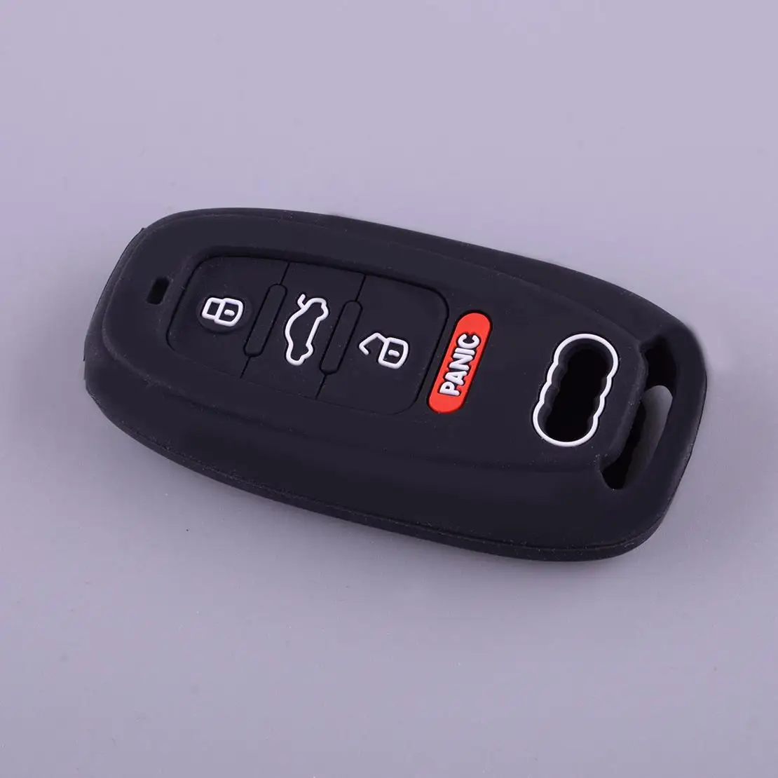 

3+1 Buttons Black Car Silicone Remote Key Fob Cover Case Bag Fit for Audi A4 S4 A6 S6 A7 A8 Q5 2013 2014 2015 2016