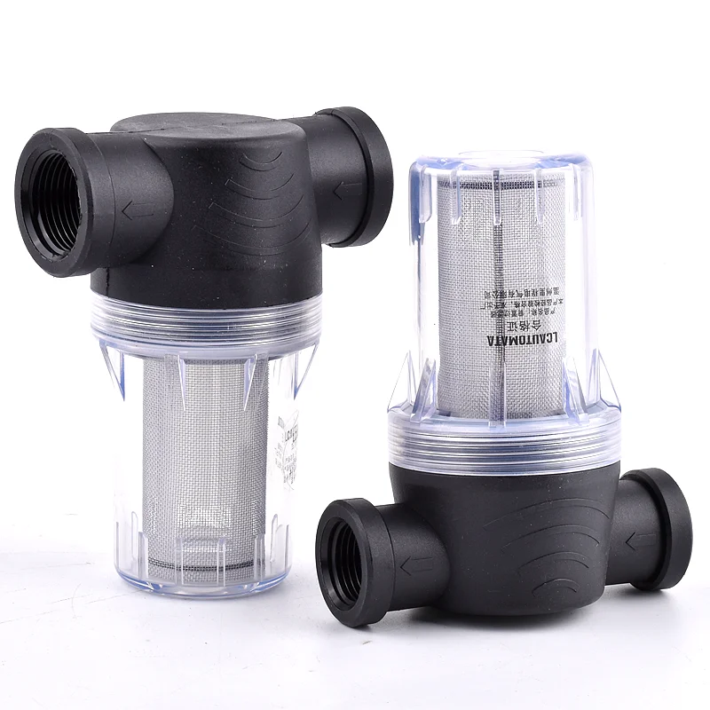 Podlewanie ogrodu filtr 1/2 \'\'3/4\'\' 1 \'\'System nawadniania zanieczyszczenie filtr wstępny filtr pompy wody gospodarstwa domowego fajka wodna sitko