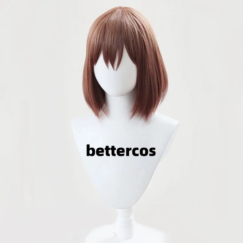 NewAnime My Deer Friend Nokotan Shitantan Noko Cosplay Wig Short Brown Hino Minami High School Heat-resistant Fiber Hair Wig2025