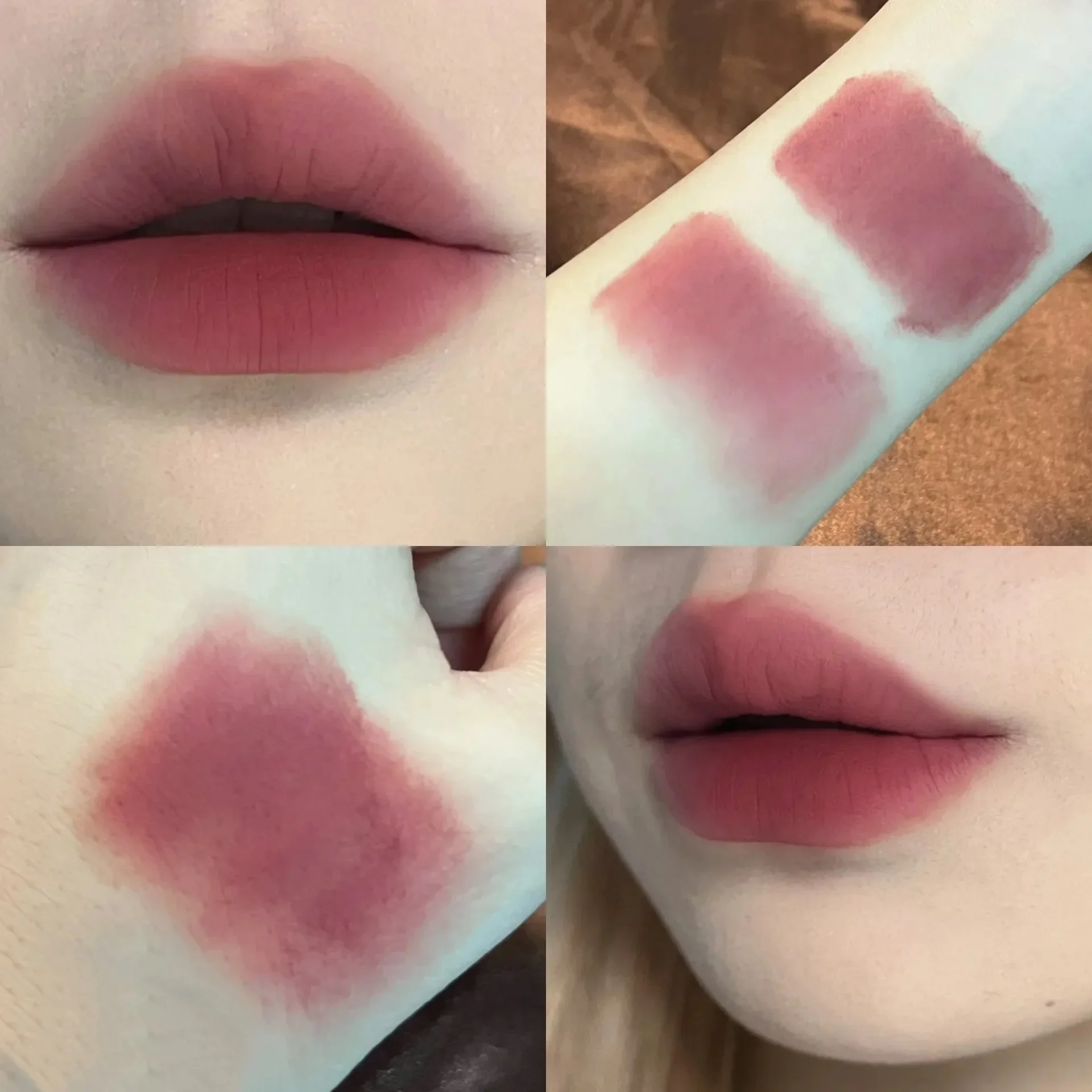 Lápiz labial Retro rosa, hidratante mate, resistente al agua, tinte de labios rojo Sexy, pigmento antiniebla, bálsamo labial de barro, tubo delgado, maquillaje de labios cosmético