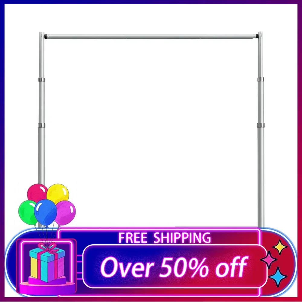 Pipe and Drape Backdrop Stand Kit, Backdrop Stand Heavy Duty 10ftx10ft, Adjustable Metal Frame for Backdrop, Background Stand