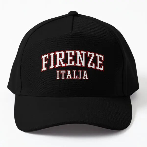 Firenze Italia Florence Italy Souvenir  Baseball Cap Hat Outdoor Mens Czapka Fish Spring  Boys Solid Color Casual Bonnet