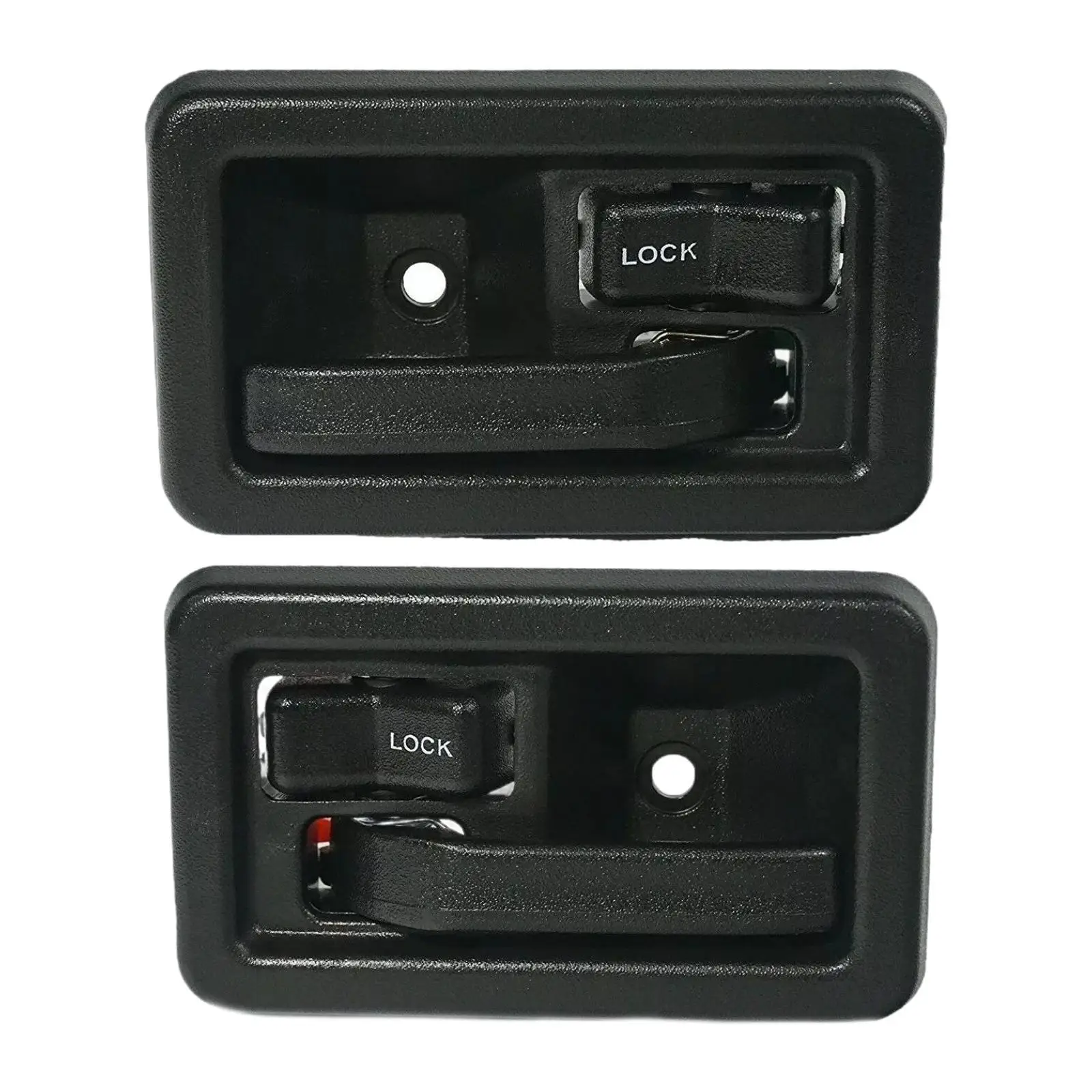 

2x Inner Door Handles Interior Decoration Replacement 55176477 for Wrangler 1987-2004 Accessories Easy to Install Sturdy