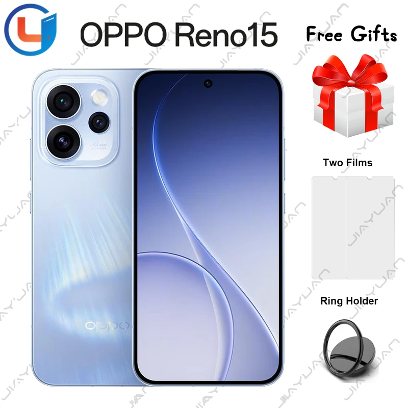 Original OPPO RENO 15 5G Smartphone 6.32 Inch 120Hz Display Dimensity 8450 Camera 200MP Battery 6200mAh CN Version Mobile Phone