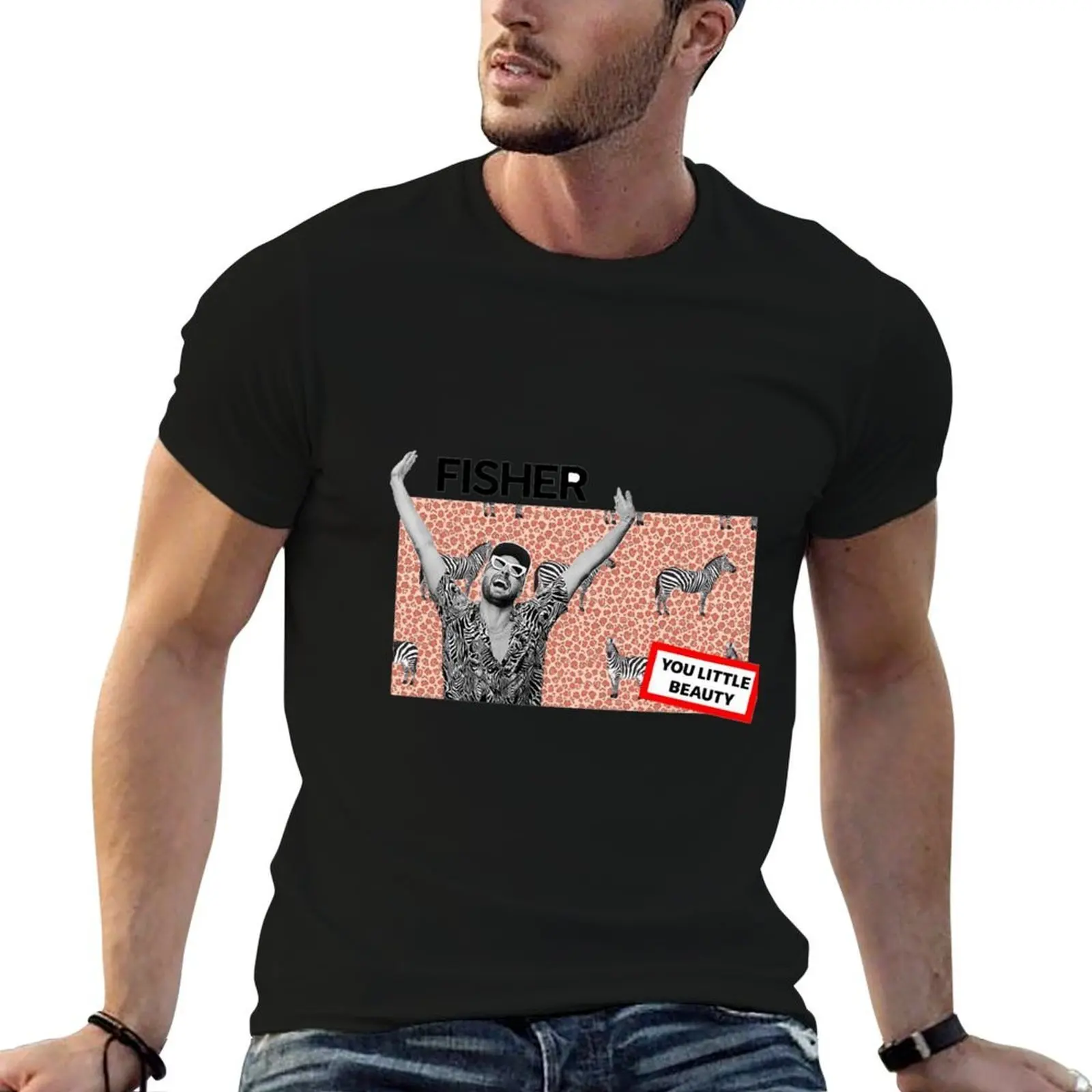

FISHER T-Shirt t shirts for man pack white man t shirt graphic T-Shirt