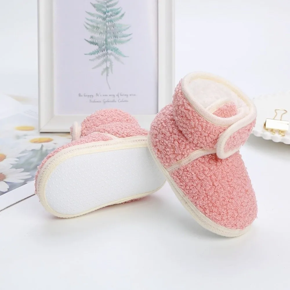 New Winter Warm Newborn Baby Shoes Casual Infant Girls Boys Soft Slipper Toddler Crib Boots Anti-Slip Socks Girls Boys
